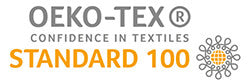 OEKO TEX certified natural latex mattress and naturally hypoallergenic organic wool - OEKO TEX standard 100